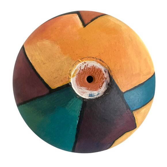 Original Signed TERRY HABEGER Art Pottery Sculpture - Picture 7 of 10